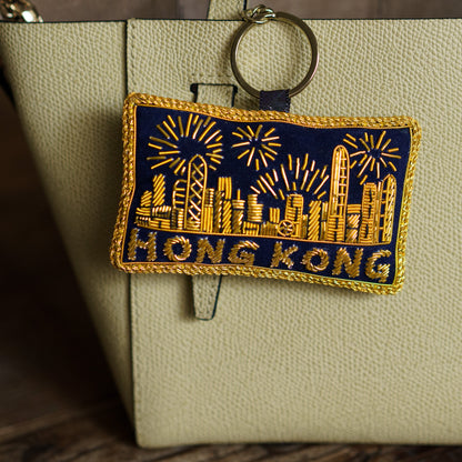 Hong Kong Skyline Fireworks | バッグチャーム