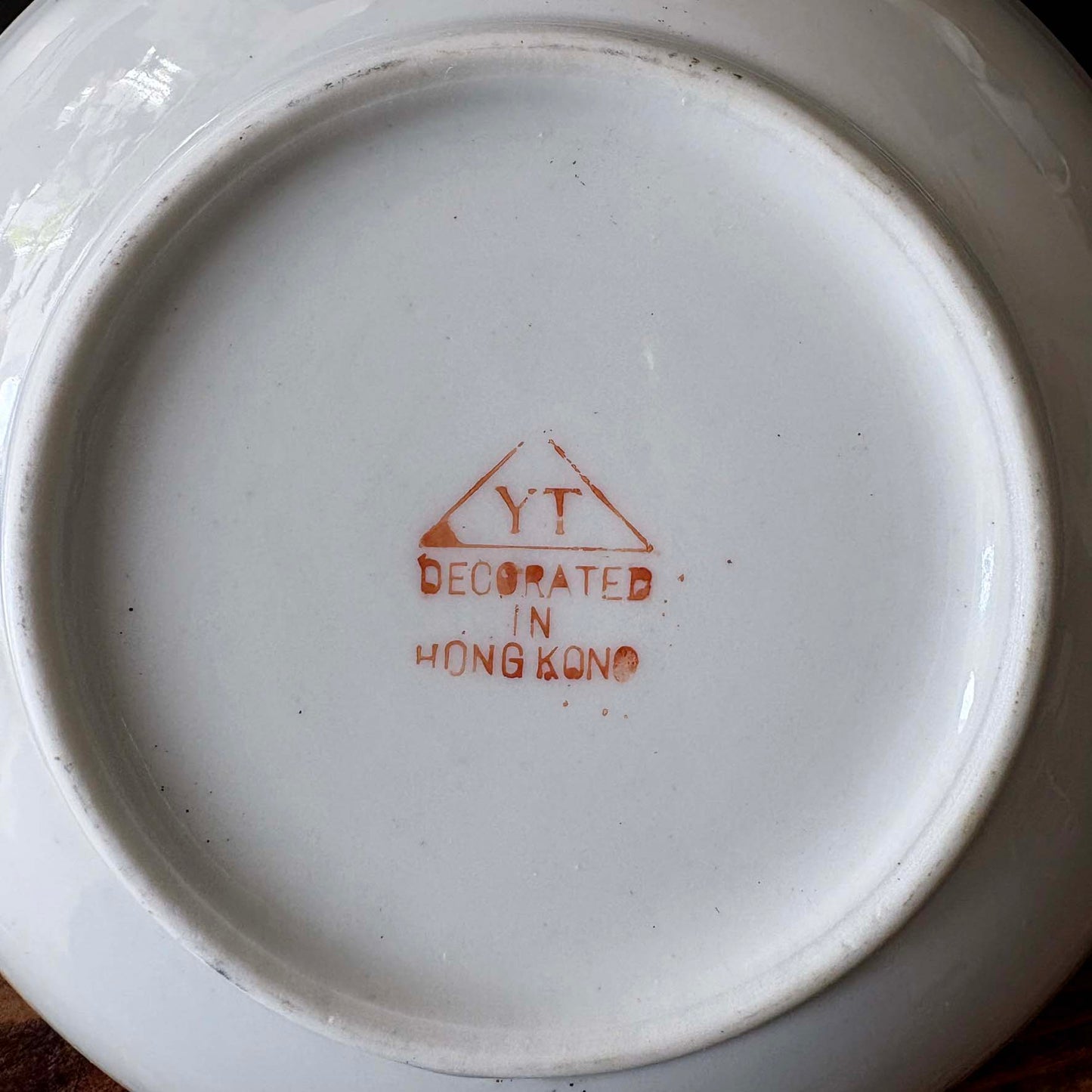 【未公開】プレート　Flowers & Butterfly